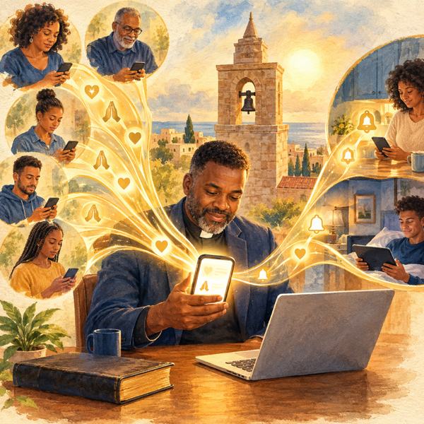 Golden threads connecting a community